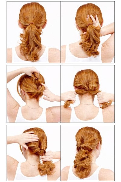 Topsy Tail hairstyle
